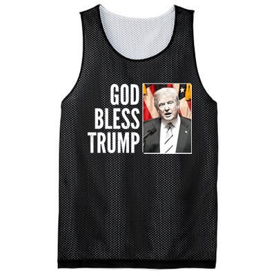 God Bless Trump Mesh Reversible Basketball Jersey Tank