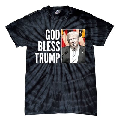 God Bless Trump Tie-Dye T-Shirt