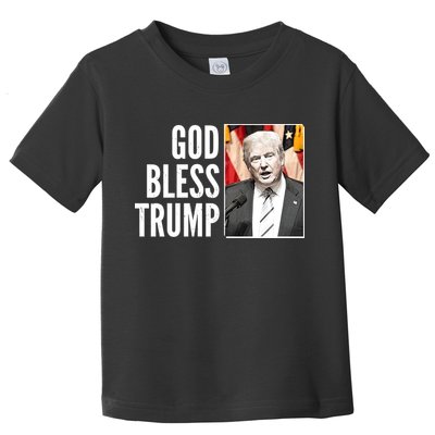 God Bless Trump Toddler T-Shirt