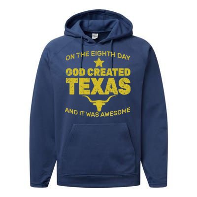 God Created Texas Performance Fleece Hoodie