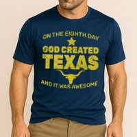 God Created Texas Cooling Performance Crew T-Shirt