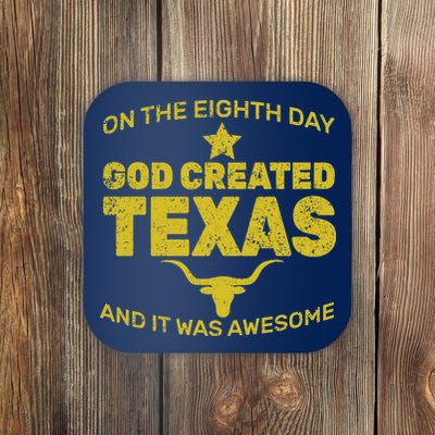 God Created Texas Coaster