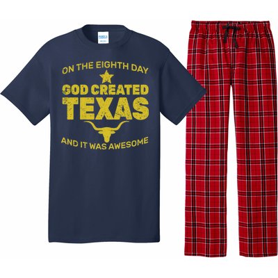 God Created Texas Pajama Set