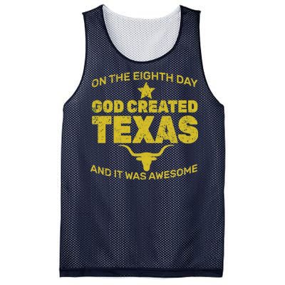 God Created Texas Mesh Reversible Basketball Jersey Tank