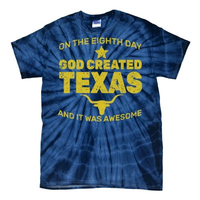 God Created Texas Tie-Dye T-Shirt