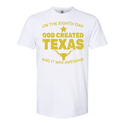 God Created Texas Softstyle CVC T-Shirt