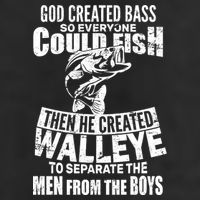 God Created Walleye Adult Drive Performance Visor