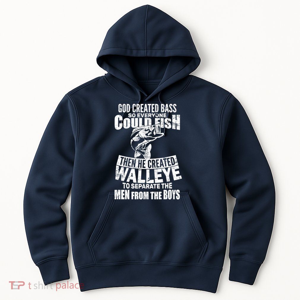 God Created Walleye Hoodie