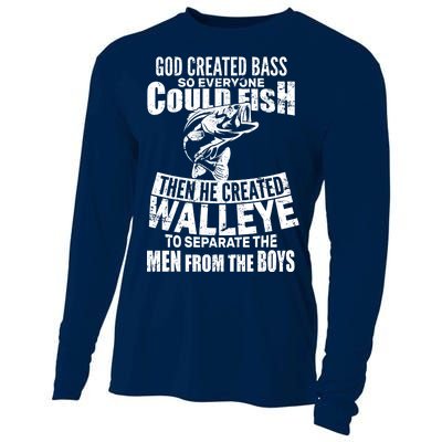 God Created Walleye Cooling Performance Long Sleeve Crew