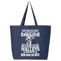 God Created Walleye 25L Jumbo Tote