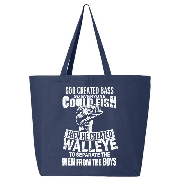 God Created Walleye 25L Jumbo Tote