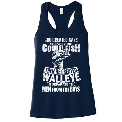 God Created Walleye Womens Tank Top