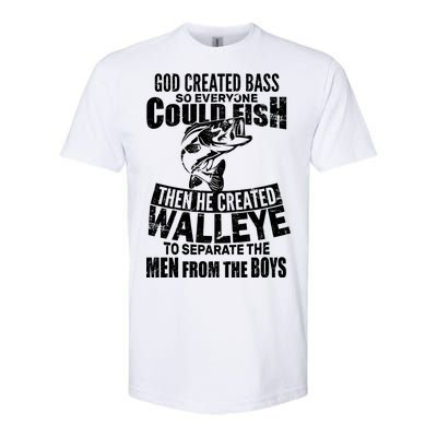 God Created Walleye Softstyle® CVC T-Shirt