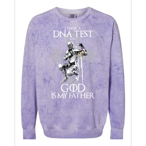 God DNA Test Colorblast Crewneck Sweatshirt