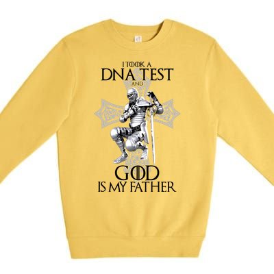 God DNA Test Premium Crewneck Sweatshirt