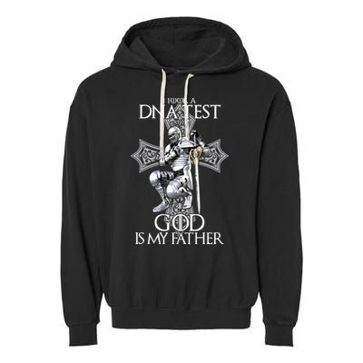 God DNA Test Garment-Dyed Fleece Hoodie