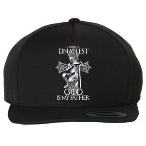 God DNA Test Wool Snapback Cap