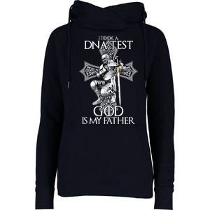 God DNA Test Womens Funnel Neck Pullover Hood