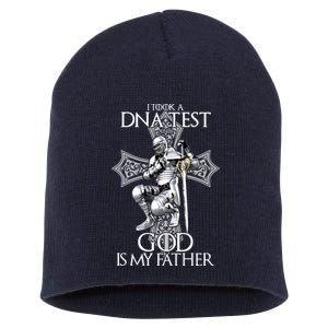 God DNA Test Short Acrylic Beanie