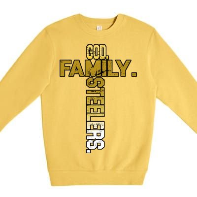 God Family Steelers Premium Crewneck Sweatshirt