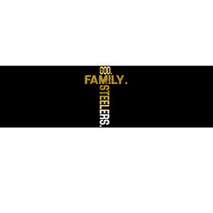 God Family Steelers Bumper Sticker