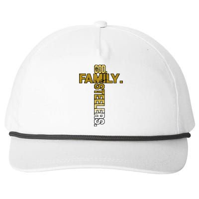 God Family Steelers Snapback Five-Panel Rope Hat