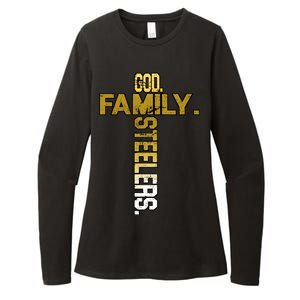 God Family Steelers Womens CVC Long Sleeve Shirt