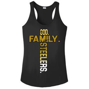 God Family Steelers Ladies PosiCharge Competitor Racerback Tank