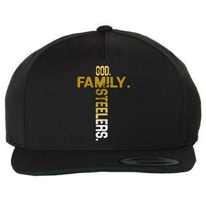 God Family Steelers Wool Snapback Cap