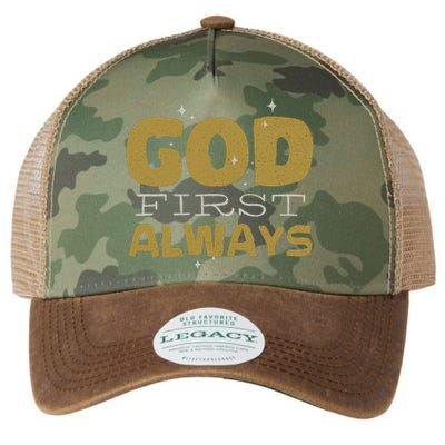 God First Always Legacy Tie Dye Trucker Hat