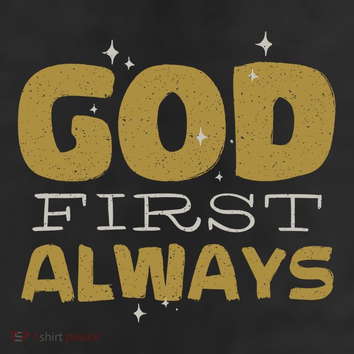 God First Always 7 Panel Mesh Trucker Snapback Hat