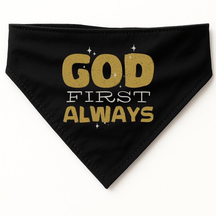 God First Always USA-Made Doggie Bandana