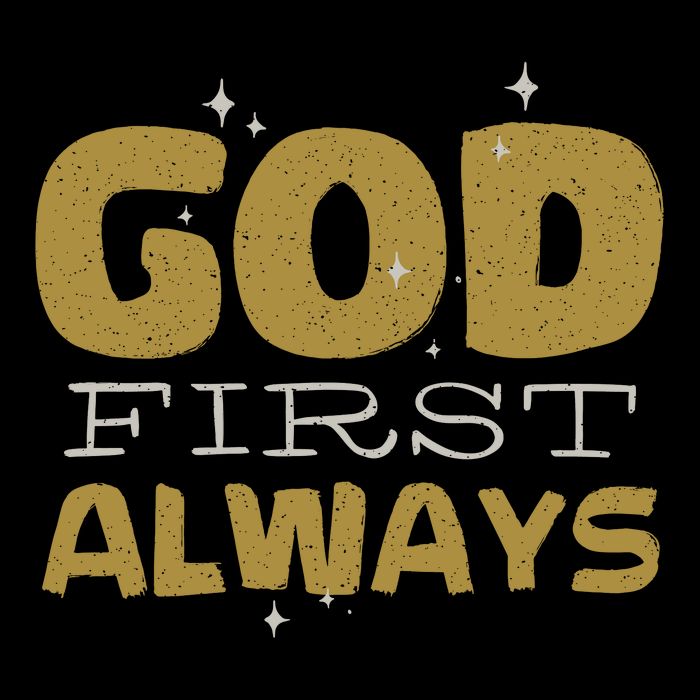 God First Always Full-Length Apron With Pockets