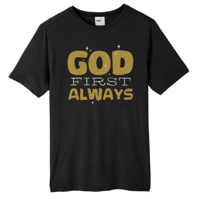 God First Always Tall Fusion ChromaSoft Performance T-Shirt