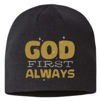 God First Always Sustainable Beanie