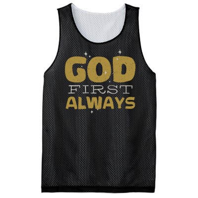 God First Always Mesh Reversible Basketball Jersey Tank