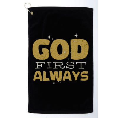 God First Always Golf Towel