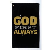 God First Always Golf Towel