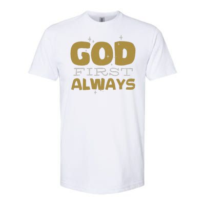 God First Always Softstyle® CVC T-Shirt