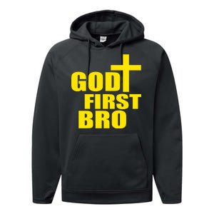 God First Bro Performance Fleece Hoodie