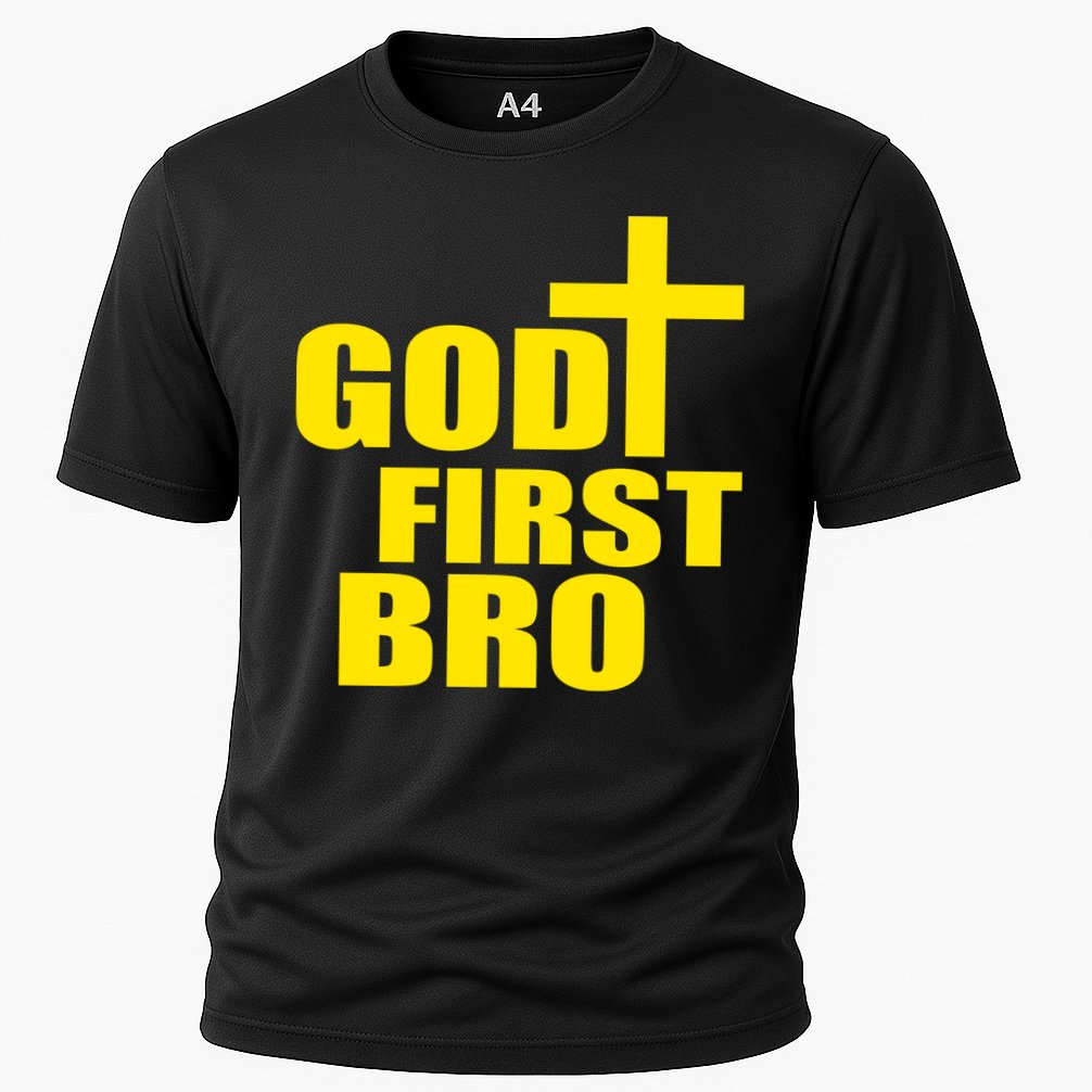God First Bro Cooling Performance Crew T-Shirt