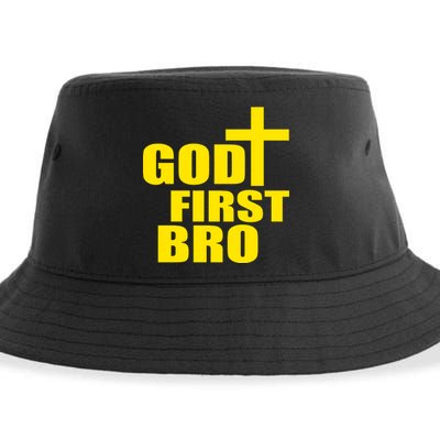 God First Bro Sustainable Bucket Hat