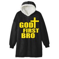 God First Bro Hooded Wearable Blanket