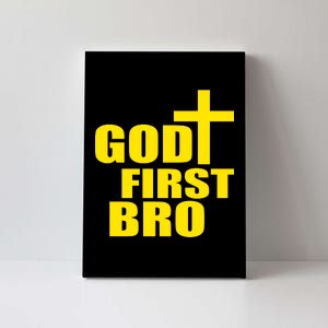 God First Bro Canvas