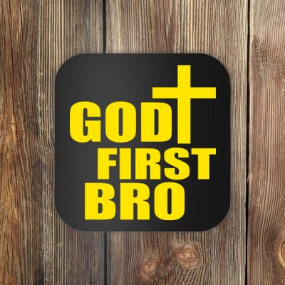 God First Bro Coaster