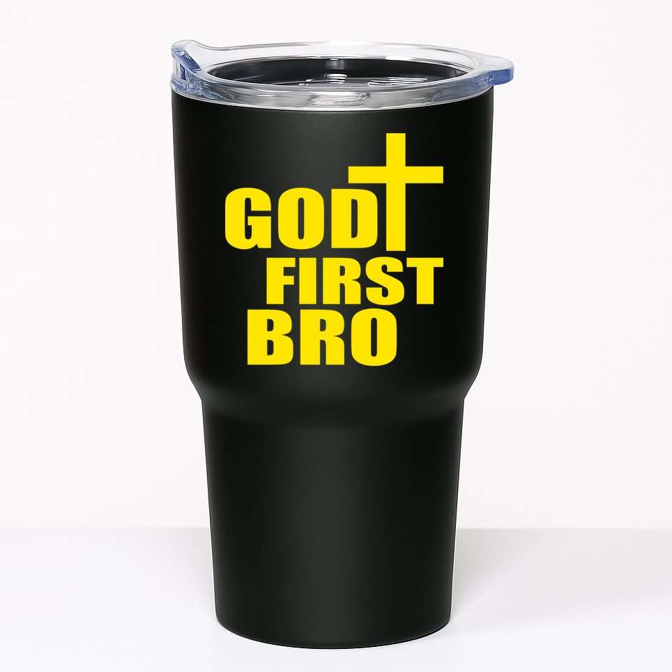 God First Bro Tumbler