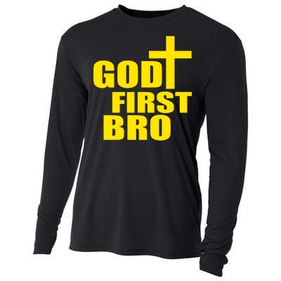 God First Bro Cooling Performance Long Sleeve Crew