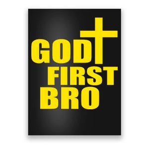 God First Bro Poster