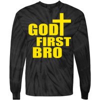 God First Bro Tie-Dye Long Sleeve Shirt