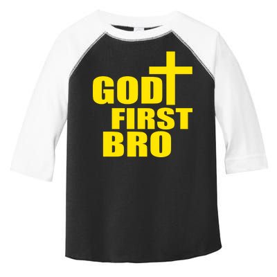 God First Bro Toddler Fine Jersey T-Shirt